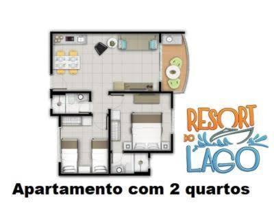 Resort Do Lago&Parque Калдас Новас Екстериор снимка